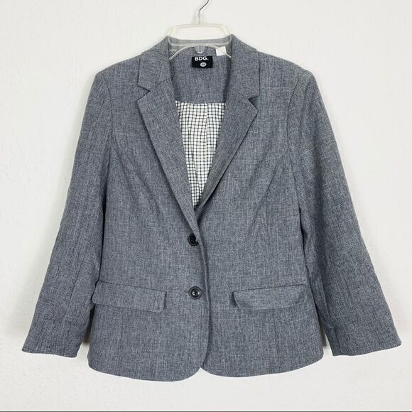 BDG Grey Double Button Blazer Jacket - Picture 1 of 5